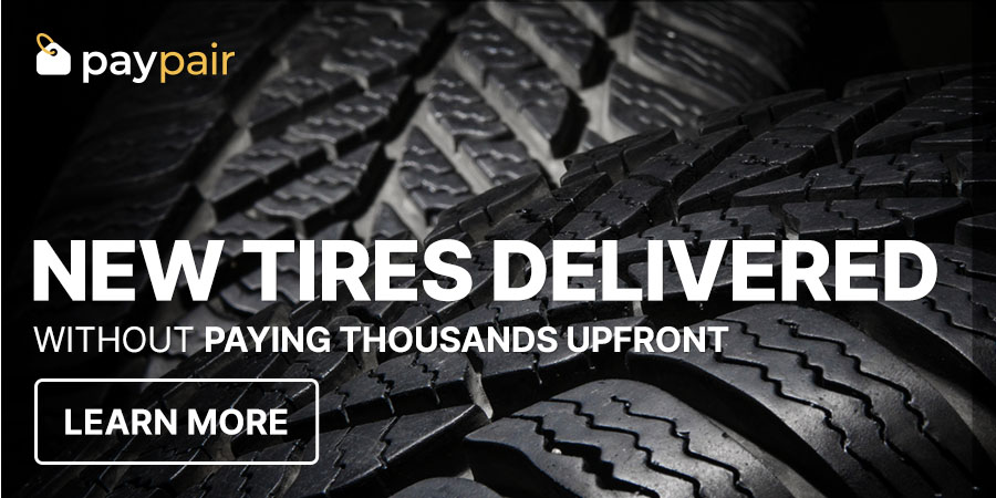 New tires delivered without paying thousands upfront