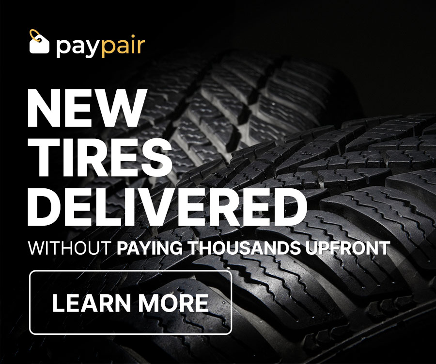 New tires delivered without paying thousands upfront