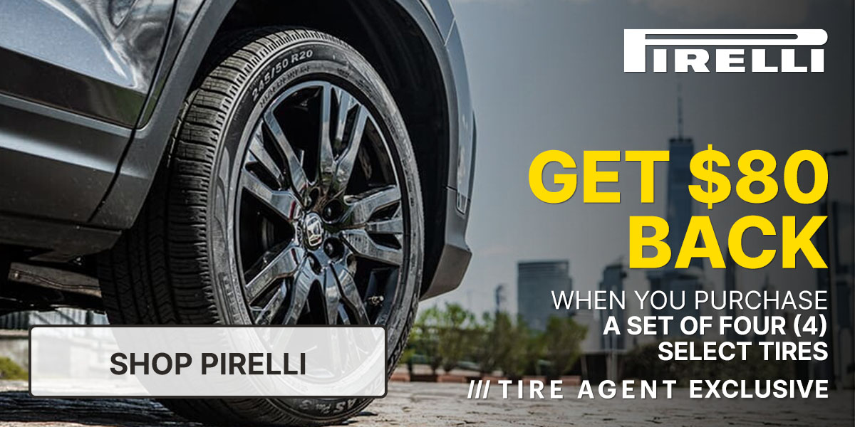 Get $80 back when you purchase a set of four (4) select tires