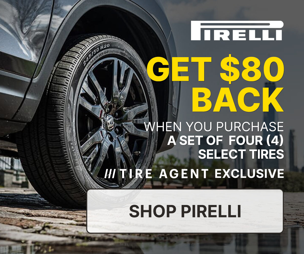 Get $80 back when you purchase a set of four (4) select tires