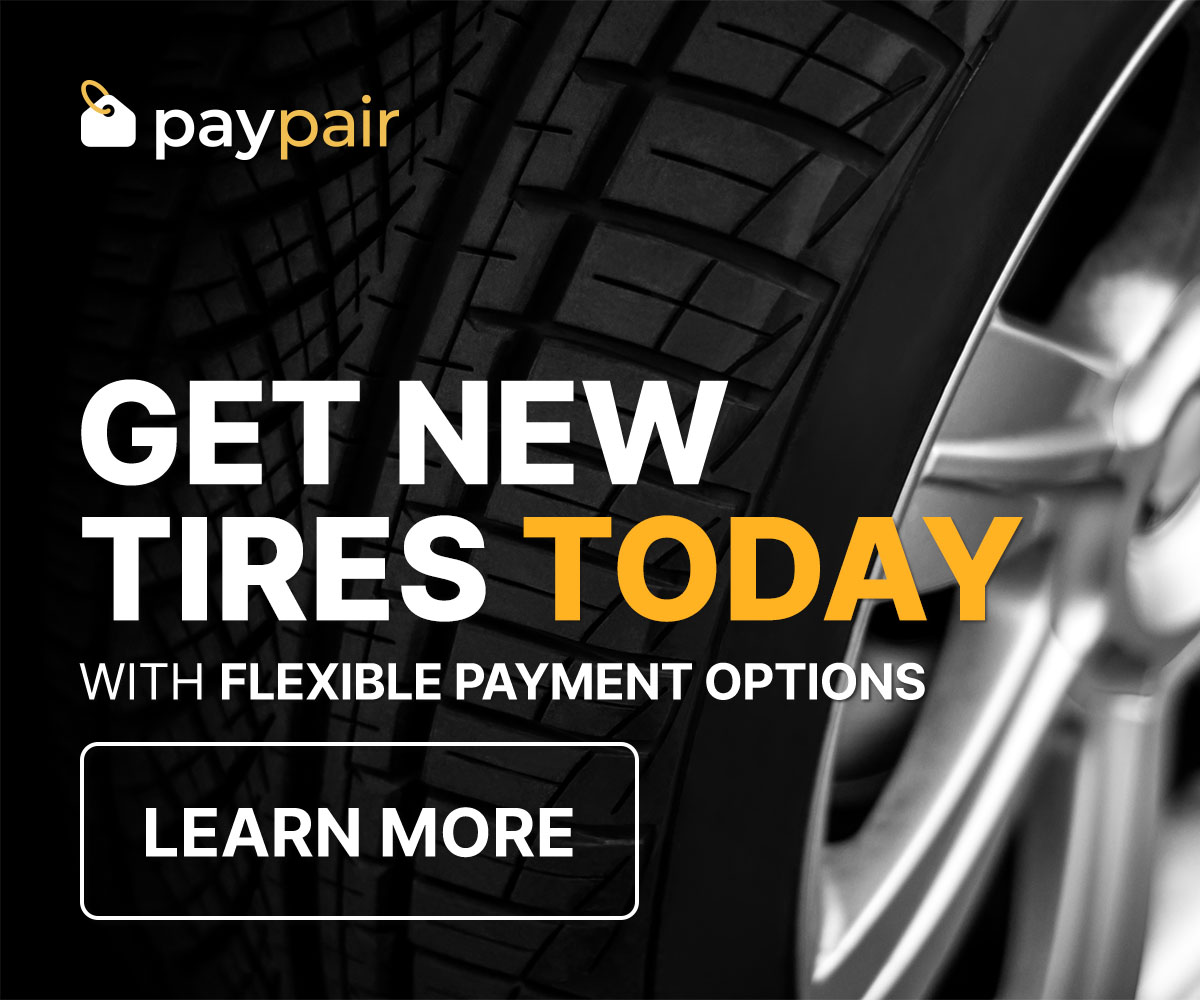 Get new tires today with flexible payment options