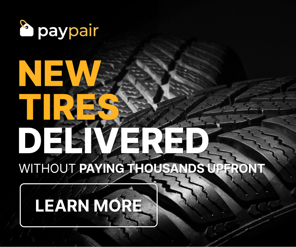 New tires delivered without paying thousands upfront