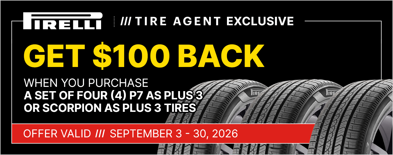 Get $100 back when you purchase a set of four (4) select Pire llitires
