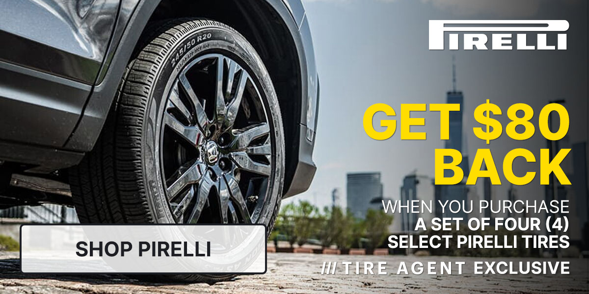 Get $80 back when you purchase a set of four (4) select tires