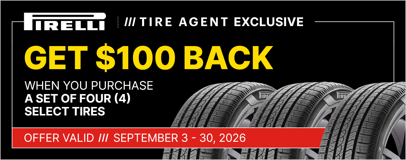 Get $100 back when you purchase a set of four (4) select Pire llitires