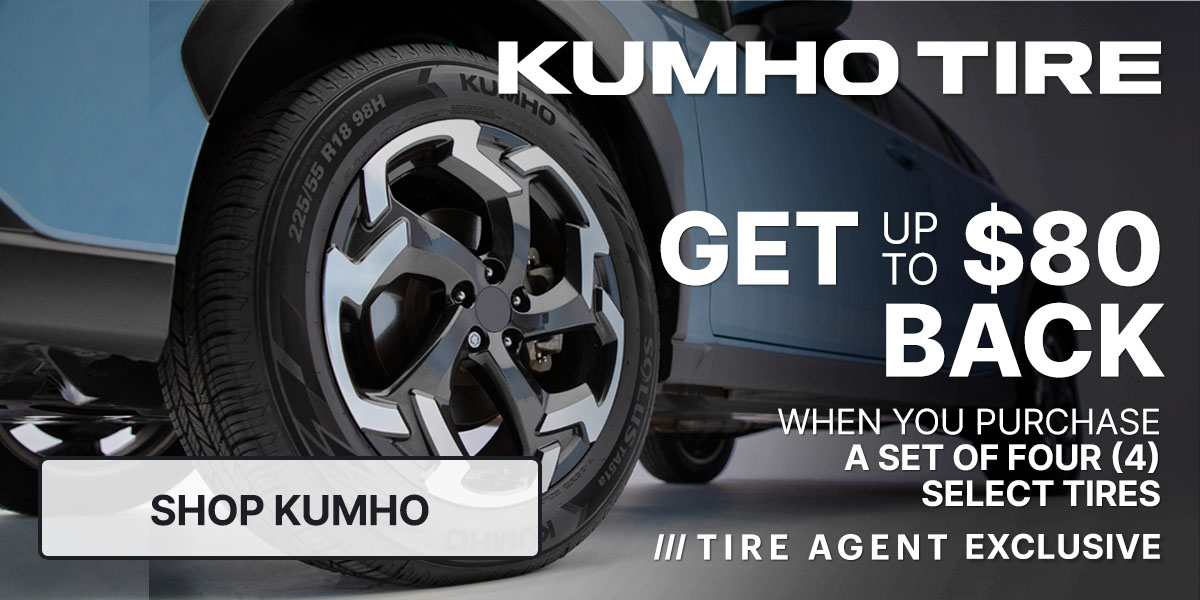 Get up to $80 back when you purchase a set of four (4) select tires