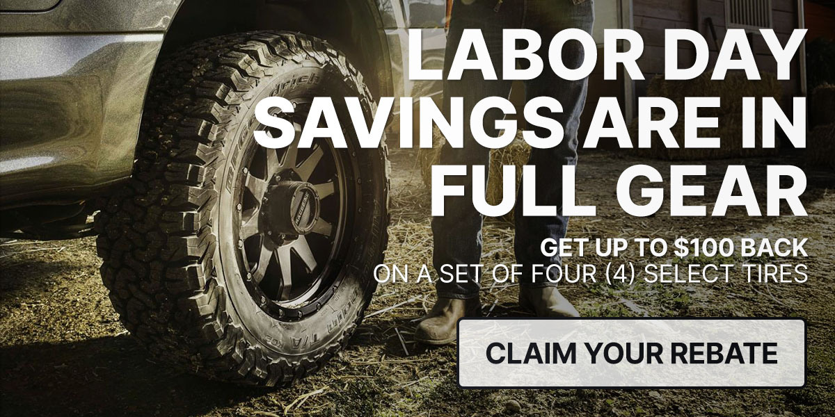 Labor day savings are in full gear. Get up to $100 back